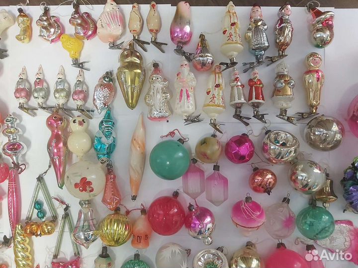 Елочные игрушки советские