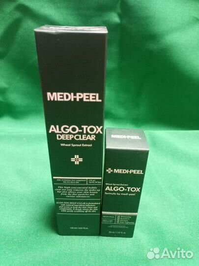 Пенка для умывания и сыворотка medi-peel algo-tox