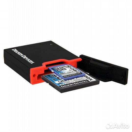 Картридер Delkin Devices USB 3.0 Dual Slot SD UHS
