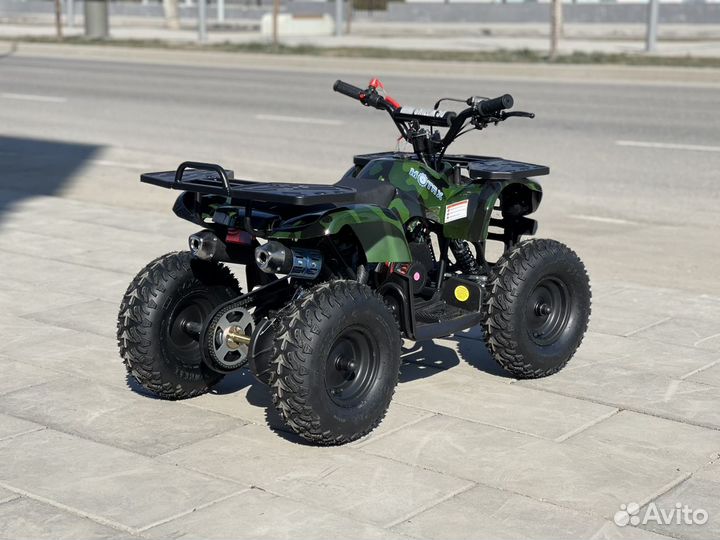 Квадроцикл X-16 бк мех старт зеленый