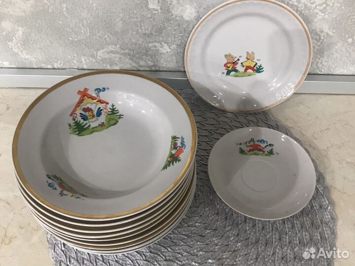 Наборы тарелок СССР