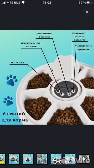 Автокормушка для кошек и собак