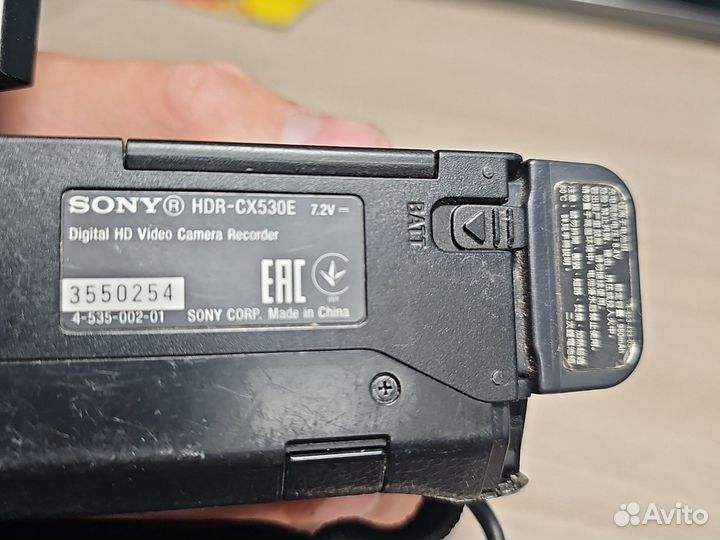 Видеокамера sony cx530e