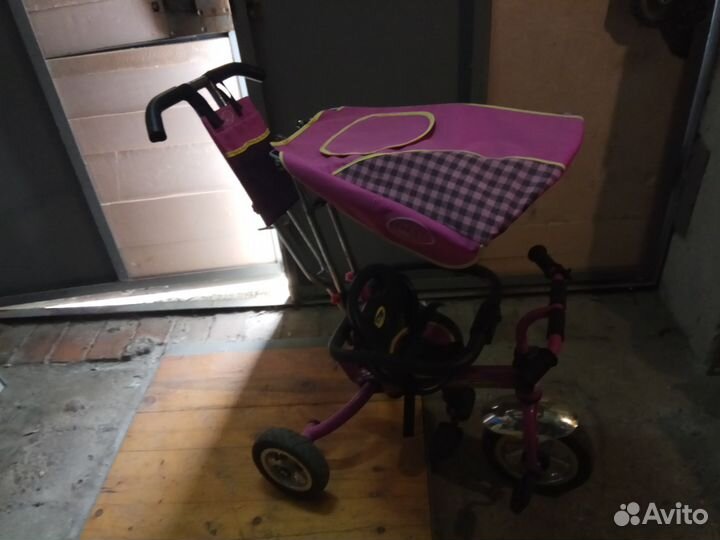 Детский трехколёсный велосипед 7мес - 4 лет