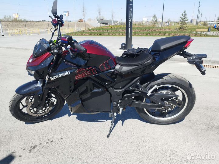 Электромотоцикл kawasaki z1000 (звук двигателя)