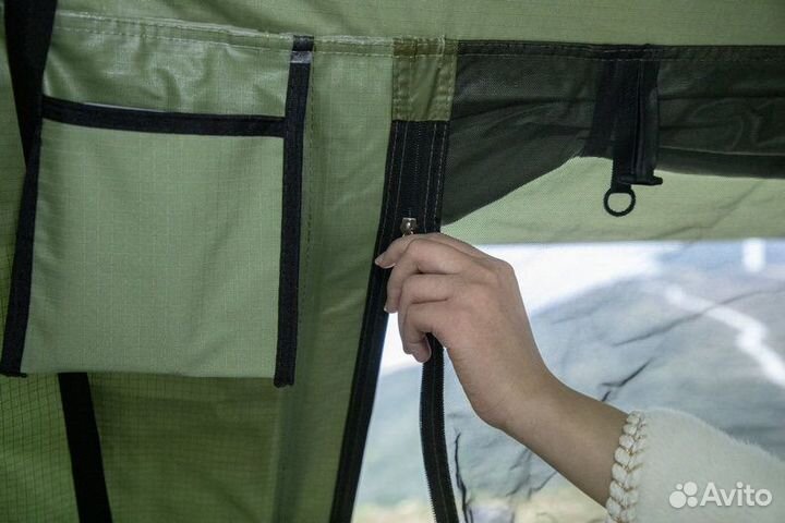 Двухслойная палатка на крышу автомобиля