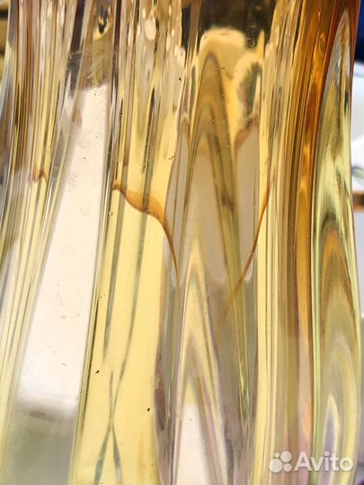 Ваза цветное стекло гутное Чехия