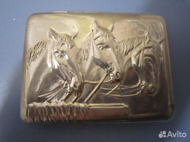 Портсигар тройка СССР