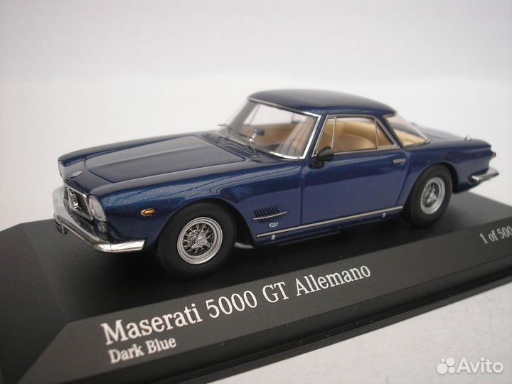 Мазерати Maserati 5000 GT Allemano Minichamps 1/43