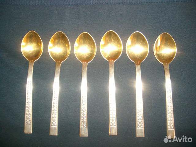 Ложки серебряные чайные 916пр. 1965г. - СССР