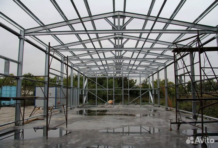 Продажа ангаров бескаркасных на заказ, арт:Puz-292