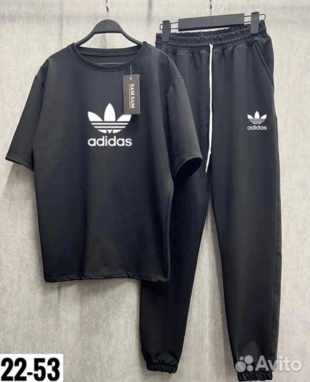 Спортивный костюм штаны и футболка adidas