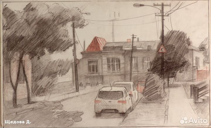 Рисунки карандашом, углем и в см.технике. Часть 23