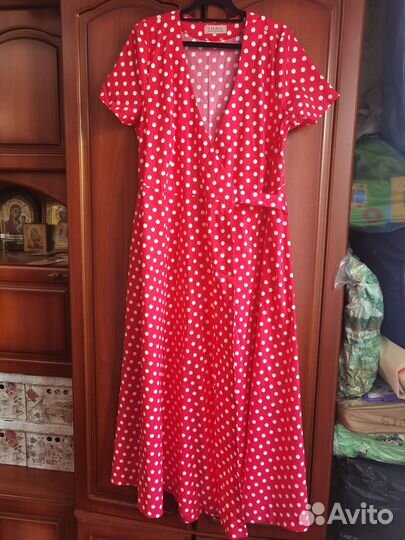 Платье - сарафан женское на запах 52