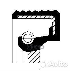 Сальник коленвала FR fiat/F1AE0481D 20034613B