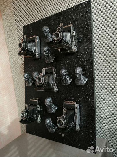 Картина панно ассамбляж