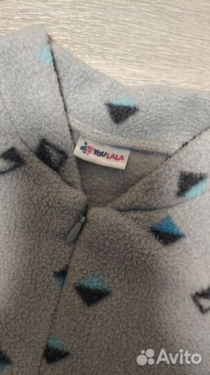 Флисовый комбинезон поддева 80 86