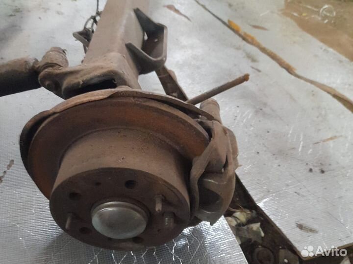 Задняя балка с рессорами на fiat ducato