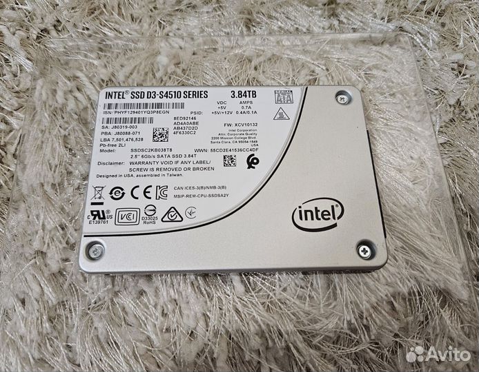 SSD Intel DC D3-S4510 3.84TB