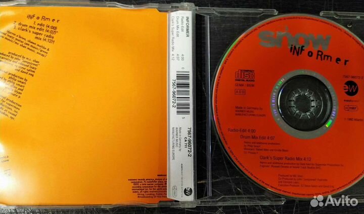 Snow Informer cd single 1993 Germany
