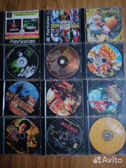Диски игры PlayStation 1 ps1 PsOne