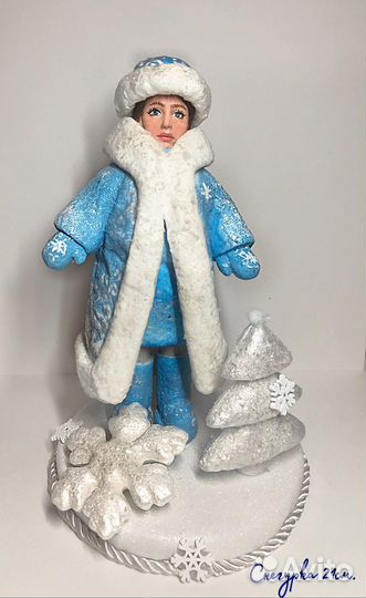 Дед мороз и снегурочка ватные