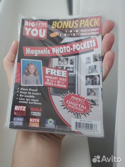 Магнитная фоторамка на холодильник