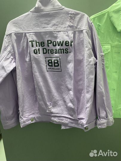 Джинсовая куртка новая оверсайз