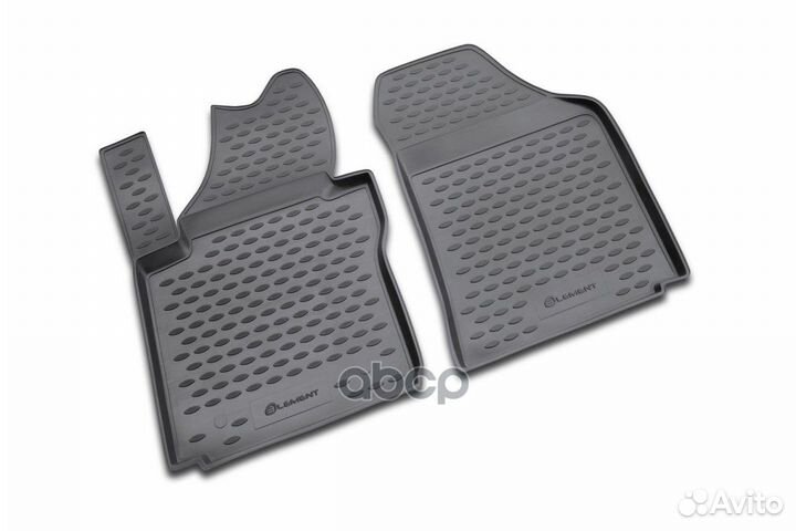 Комплект резиновых автомобильных ковриков в сал