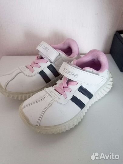Кроссовки для девочки zebra