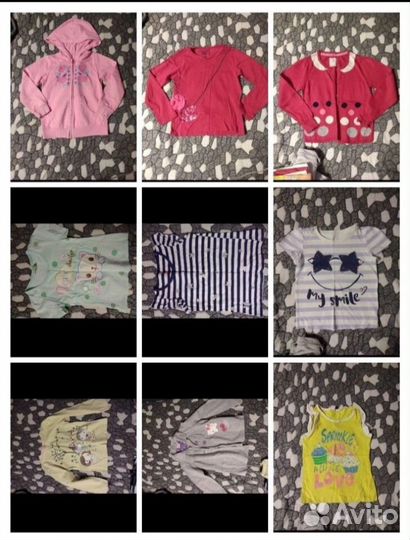 Пакет вещей на 5-7лет
