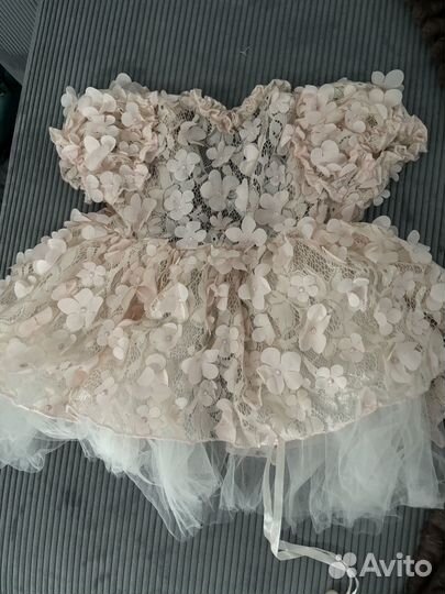 Платье нарядное для новорожденных