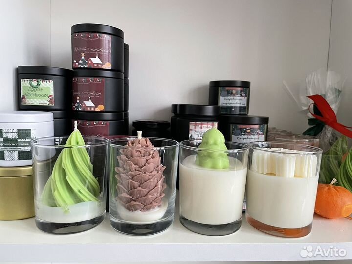 Свечи новогодние