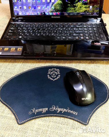 Кожаный коврик для мыши