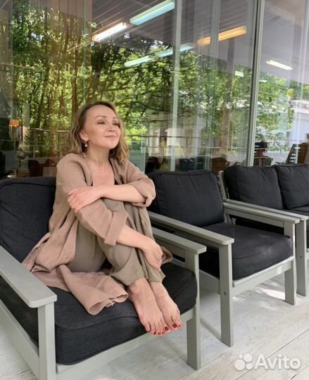 Льняной тренч Gaia