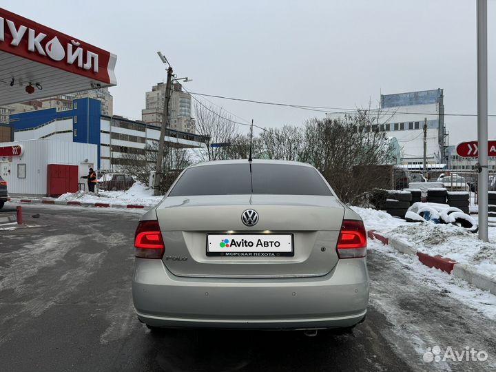 Volkswagen Polo 1.6 AT, 2012, 237 700 км