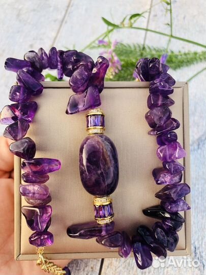 Чокер из аметиста