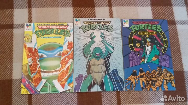 Черепашки ниндзя. Комикс. Ретро. Винтаж. 90-е
