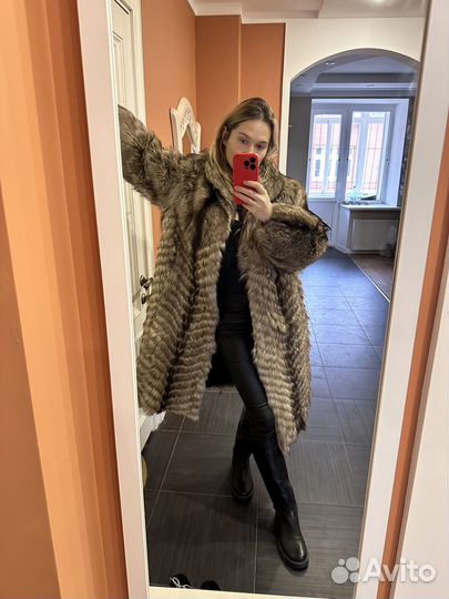 Шикарная винтажная шуба