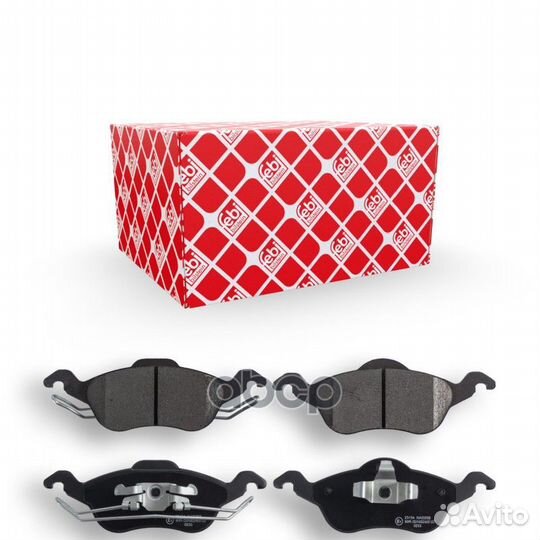 Колодки тормозные дисковые перед 16279 1627