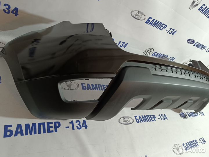 Бампер задний renault duster рестайлинг коричневый
