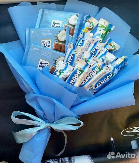 Букеты из конфет,фруктов и много другого