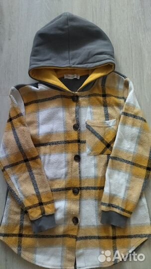 Рубашка утепленная для девочки