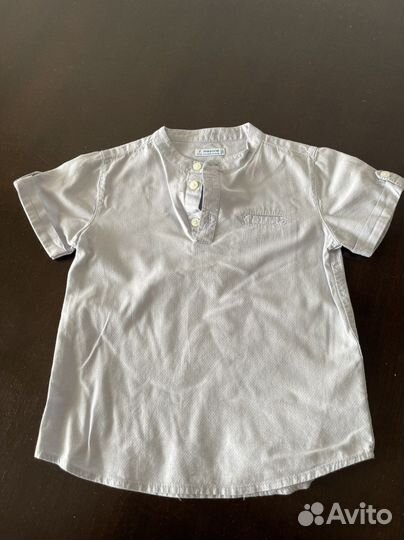 Рубашка mayoral с коротким рукавом для мальчика 92