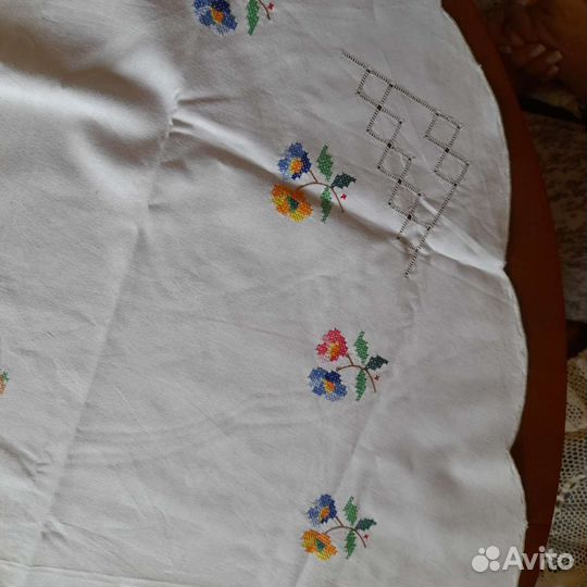 Антикварная скатерть. Германия