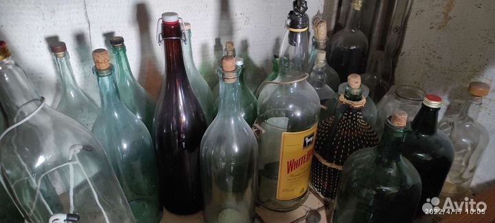Бутыли старинные