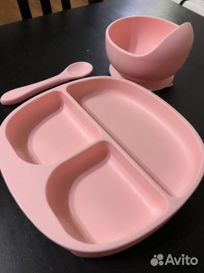Детская посуда из силикона