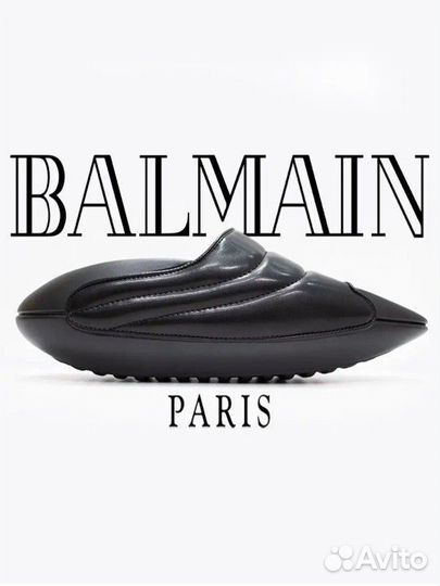 Шлепанцы на платформе Balmain 40-41 новые