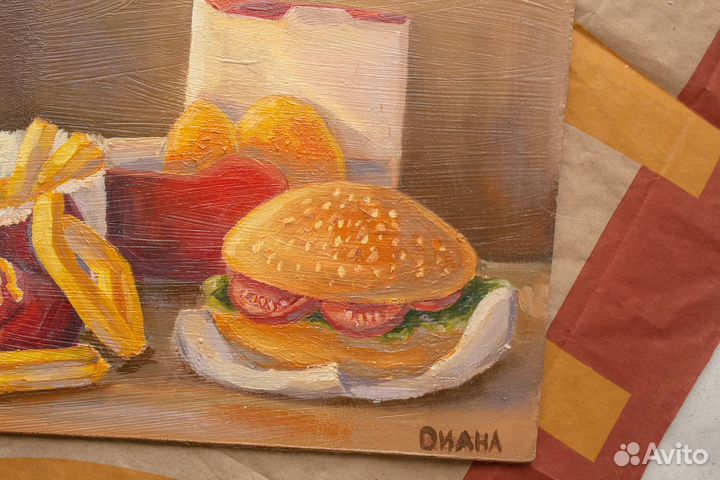 Авторская картина маслом 