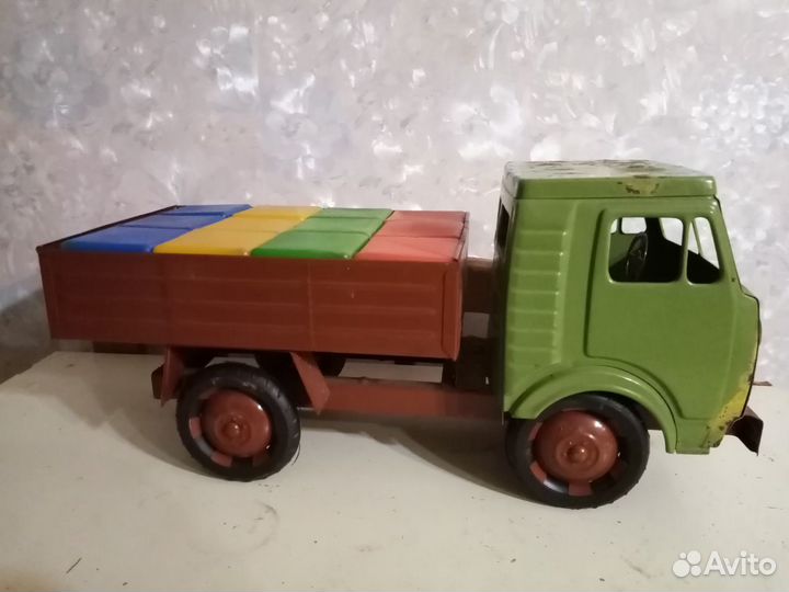 Грузовик камаз. Металл. Большой. Игрушка СССР